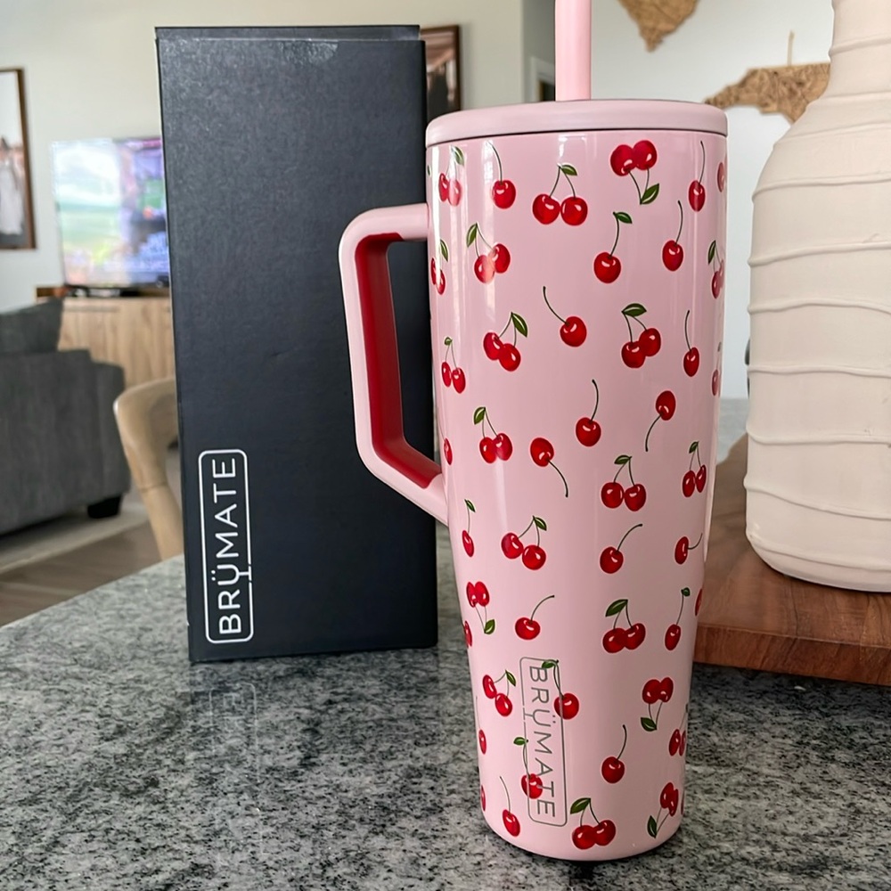 Brumate x Krista Horton 40oz Era- Limited Edition Cherry/Cherries 🍒